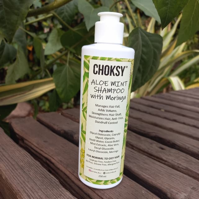 Aloe Mint Shampoo With Moringa- Oily To Normal Hair