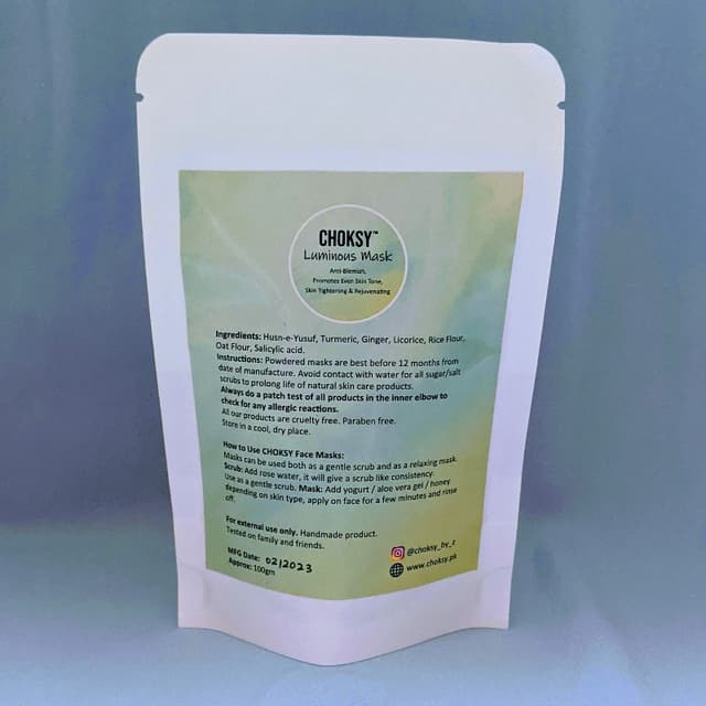 Luminous Mask - Anti Ageing, Blemish Control