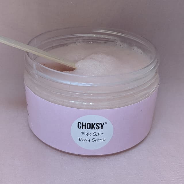 Pink Salt Body Scrub