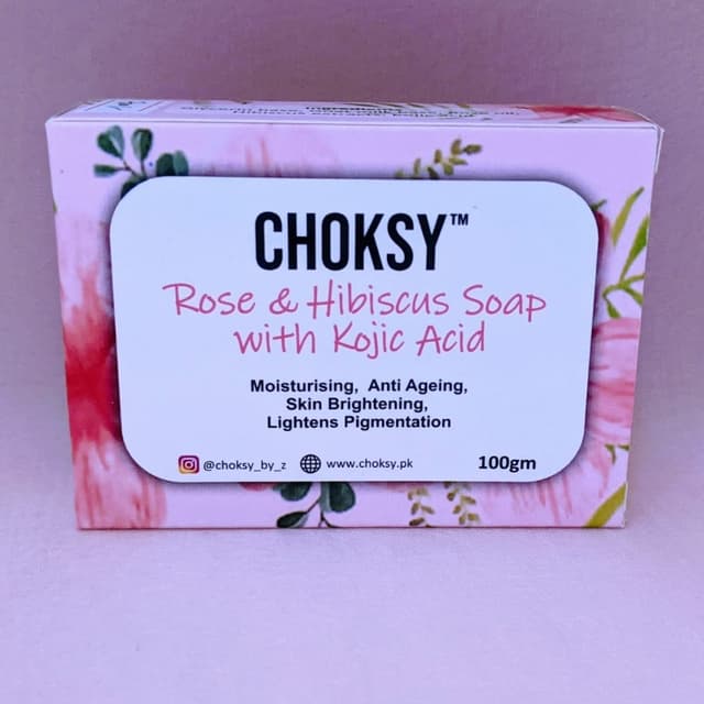 Rose & Hibiscus Soap With Kojic Acid
