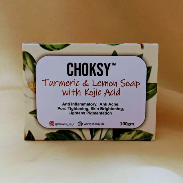 Turmeric & Lemon Soap with Kojic Acid